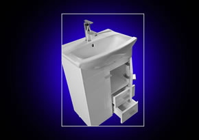 Masca+lavoar Canaria sertare alb  500x680x316 - pret 348 ron